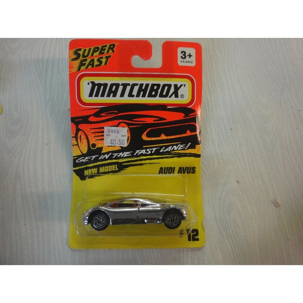Matchbox #12‎ Audi Avis Siver sports car 1994 NEW